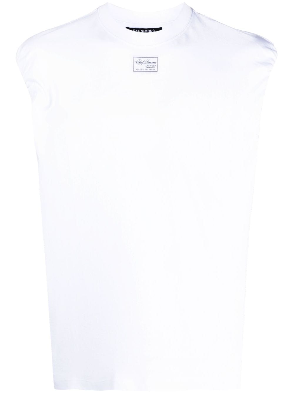 logo-patch sleeveless top