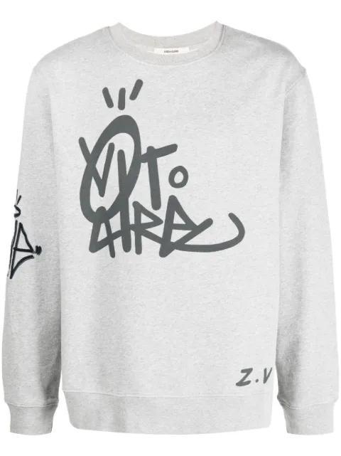 Zadig&Voltaire - Simba graphic-print cotton sweatshirt