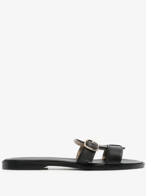 Doucal's Fibbia buckle-detail leather sandals