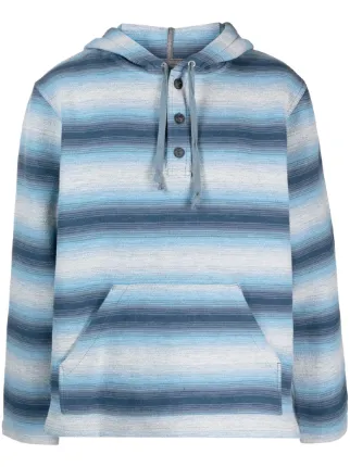 Horizontal striped clearance hoodie