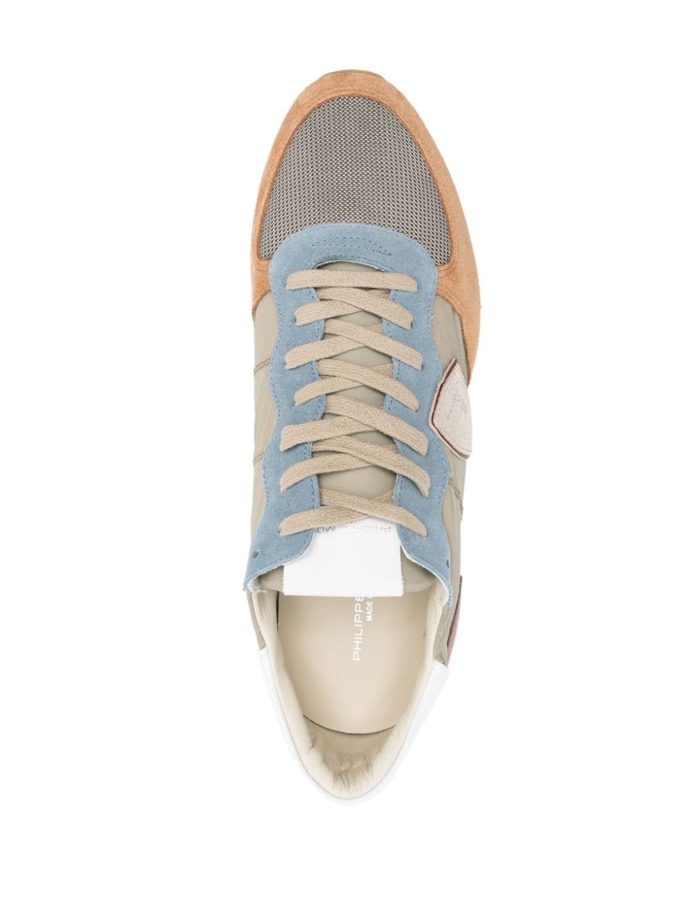 Philippe Model Paris logo-patch Panelled Sneakers - Farfetch