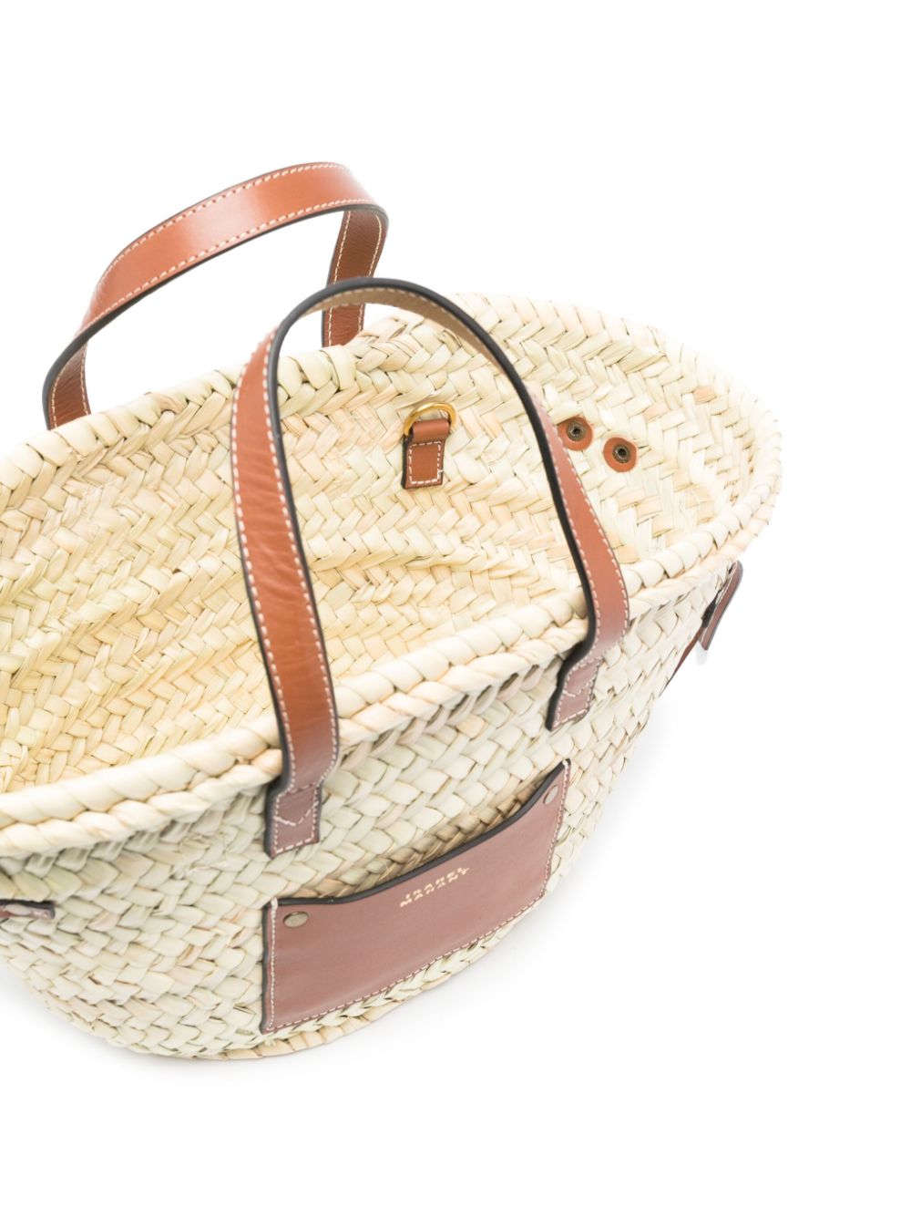 ISABEL MARANT mini Cadix raffia basket bag Women