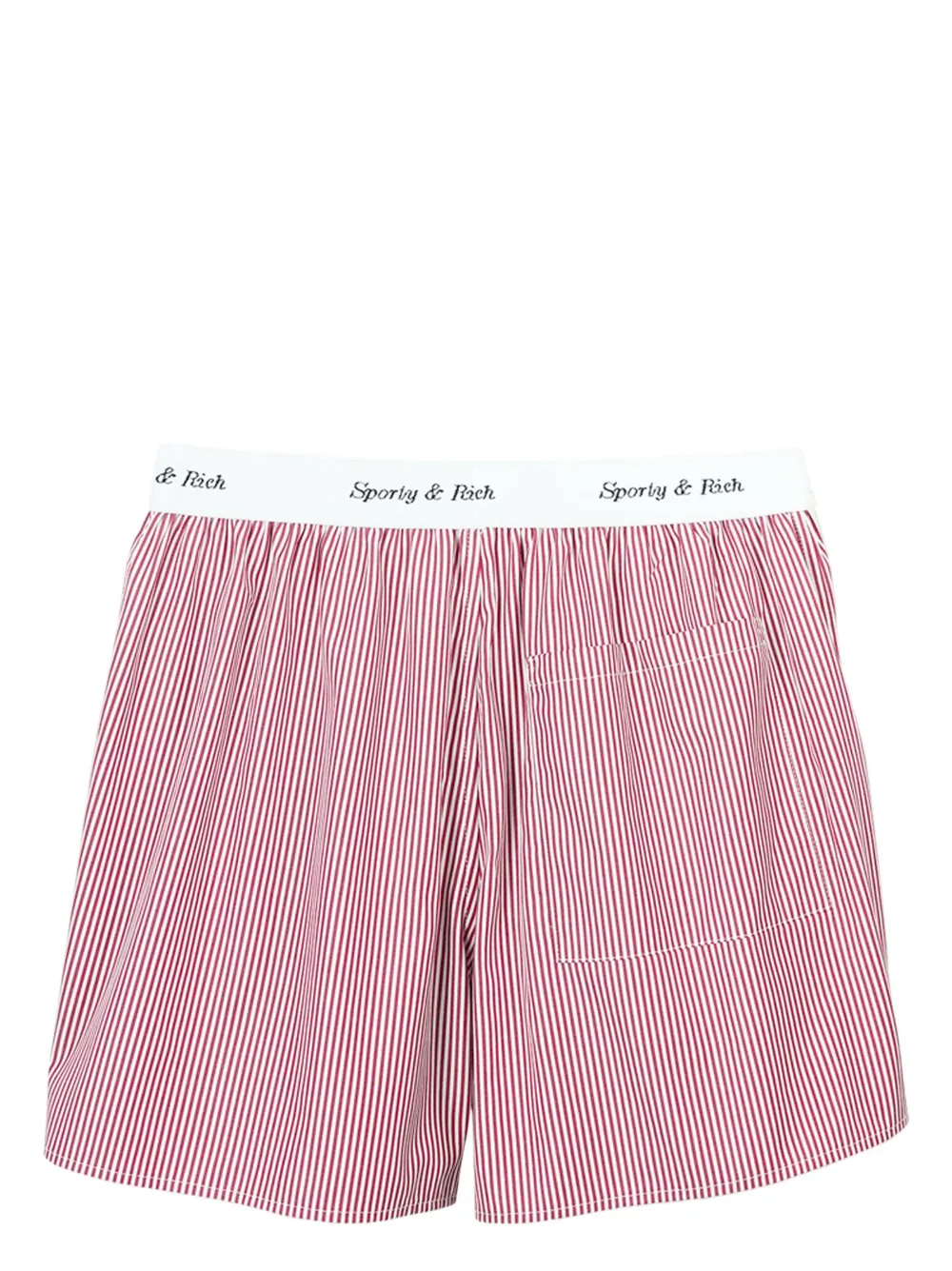 Sporty & Rich Boxershorts met logoband - Rood
