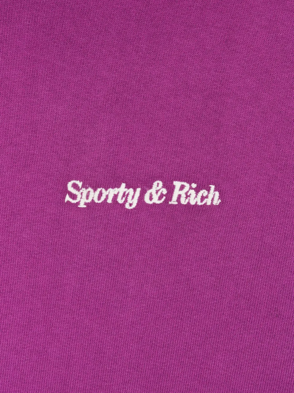 Sporty & Rich Trainingsbroek met geborduurd logo MAGENTA