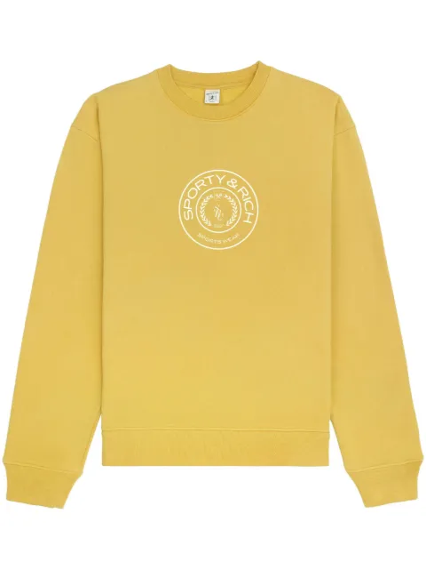 Sporty & Rich Connecticut Crest crew-neck sweatshirt