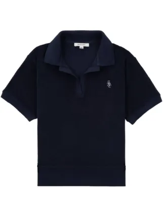 SPORTY&RICH - Unisex - Blue - Polo Shirt