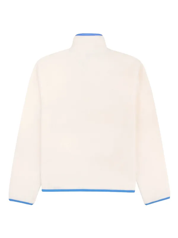 Sporty & Rich Serif logo-embroidered Polar Sweatshirt