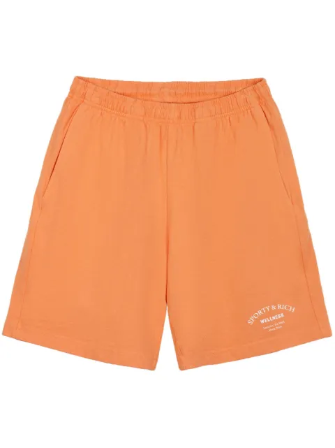 Sporty & Rich Wellness Studio logo-print shorts