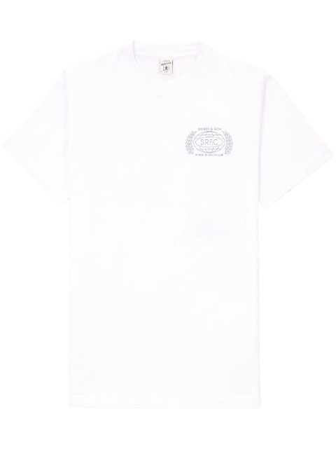 Sporty & Rich logo-print crew-neck T-shirt