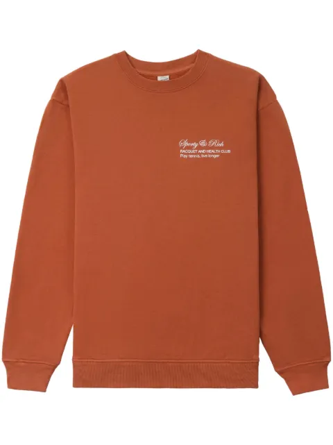 Sporty & Rich Tennis Script crew-neck sweatshirt