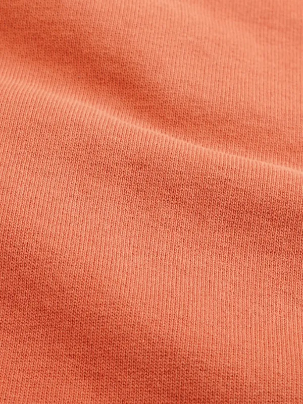 Sporty & Rich crest-print crew-neck Sweatshirt | Orange Sporty & Rich crest-print crew-neck Sweatshirt | Orange