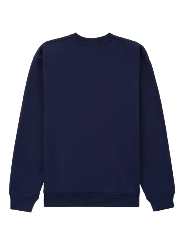 【人気！】Sporty & Rich Connecticut Crest スウェットシャツ Sporty & Rich Connecticut Crest logo-print Sweatshirt | Blue