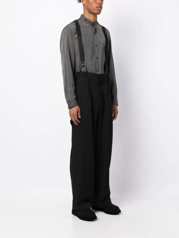 Yohji Yamamoto suspender-strap Trousers - Farfetch