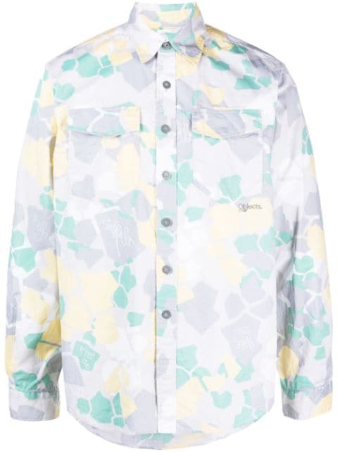 OBJECTS IV LIFE graphic-print long-sleeved shirt