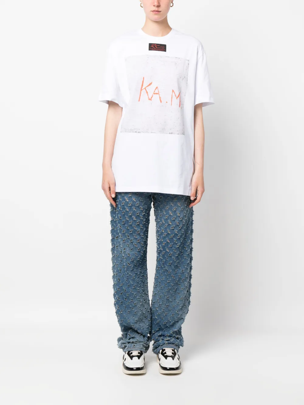 Raf Simons T-shirt In Weiss