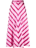 ETRO striped A-line skirt - Pink