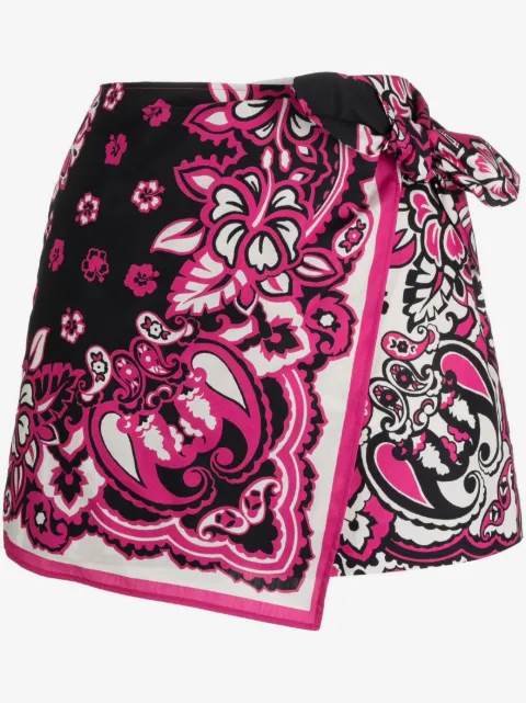 RED Valentino bandana-print cotton skort