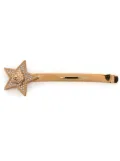 Versace star-embellished hair pin - Gold
