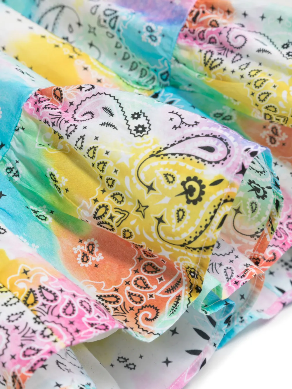 Mc2 Saint Barth Kids' Bandanaprint Cotton Dress In Pink ModeSens