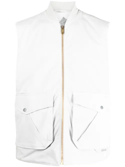 Gilet en coton à poches cargo - OBJECTS IV LIFE - Modalova