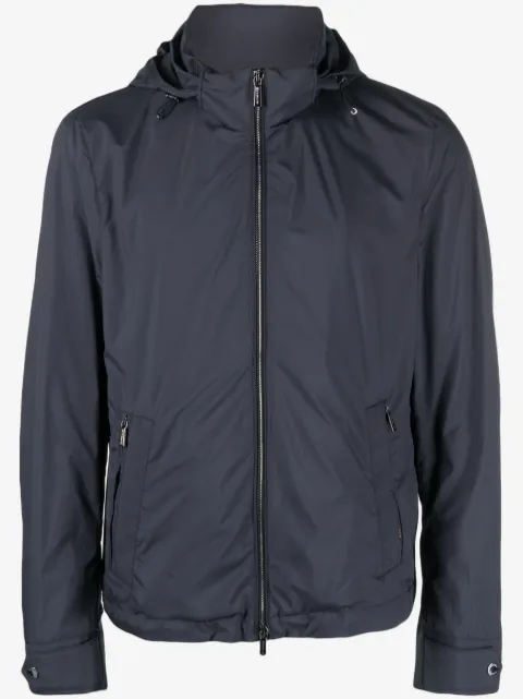 Moorer long-sleeved hooded jacket