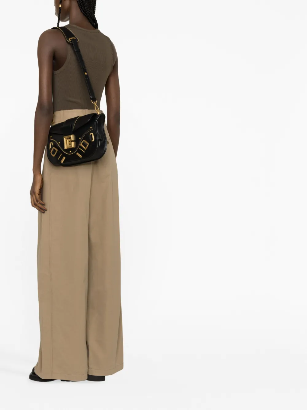 Balmain Blaze shoulder bag - Zwart