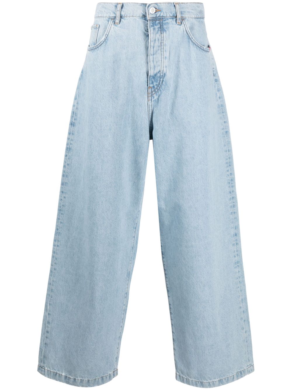 AMISH high-waisted wide-leg jeans - Blue