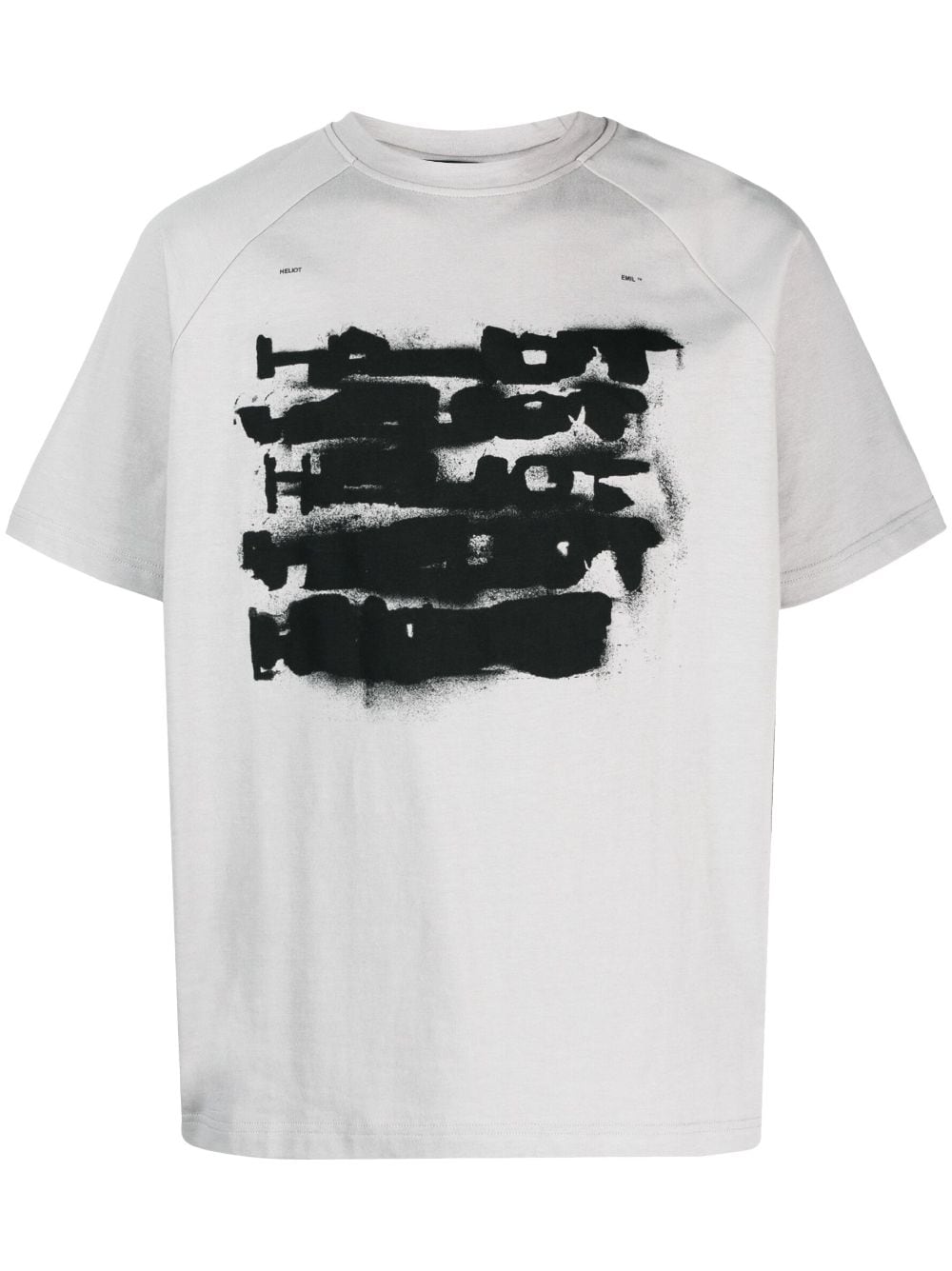 HELIOT EMIL spray-print Cotton T-shirt - Farfetch
