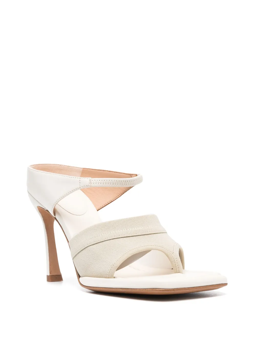 Sportmax Leren muiltjes - Wit