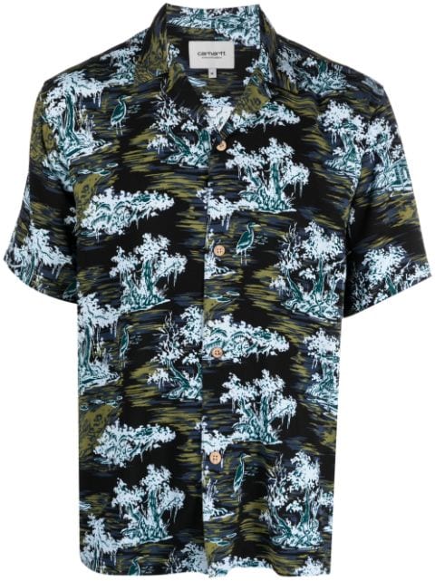 Carhartt WIP - tree-print short-sleeve shirt