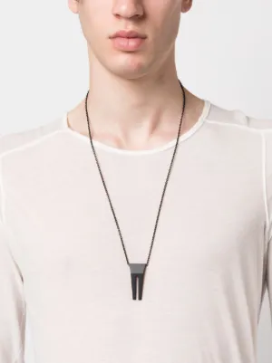 Rick Owens Open Trunk チャーム ネックレス | ブラック