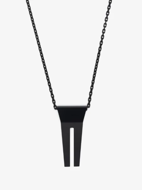 Rick Owens Open Trunk charm necklace