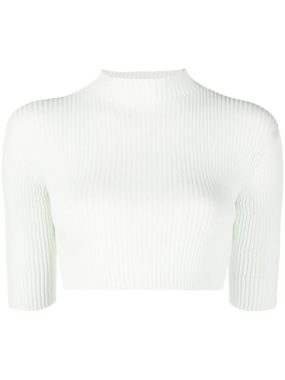 Milhojas ribbed-knit top