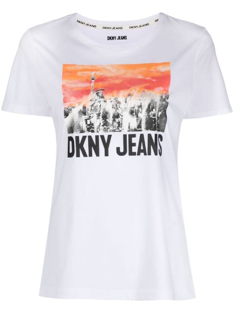 DKNY City graphic-print T-shirt
