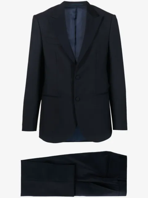 D4.0 single-breasted wool suit