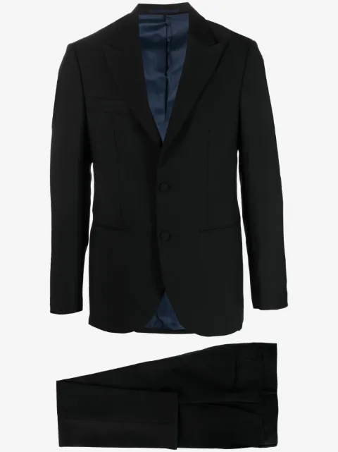 D4.0 single-breasted wool suit