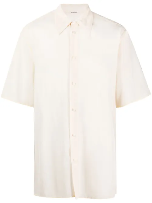 Chemise en coton à effet de transparence - Jil Sander - Modalova