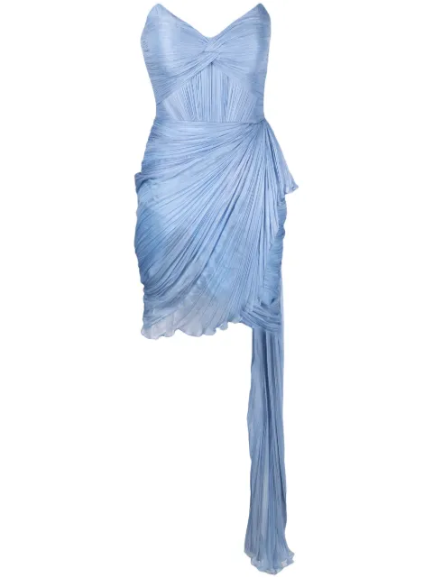 Iris Serban robe-bustier Zay à design drapé