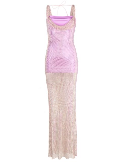 Giuseppe Di Morabito crystal-embellished maxi dress