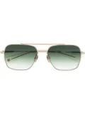 Dita Eyewear square-frame straight-arm sunglasses - Gold