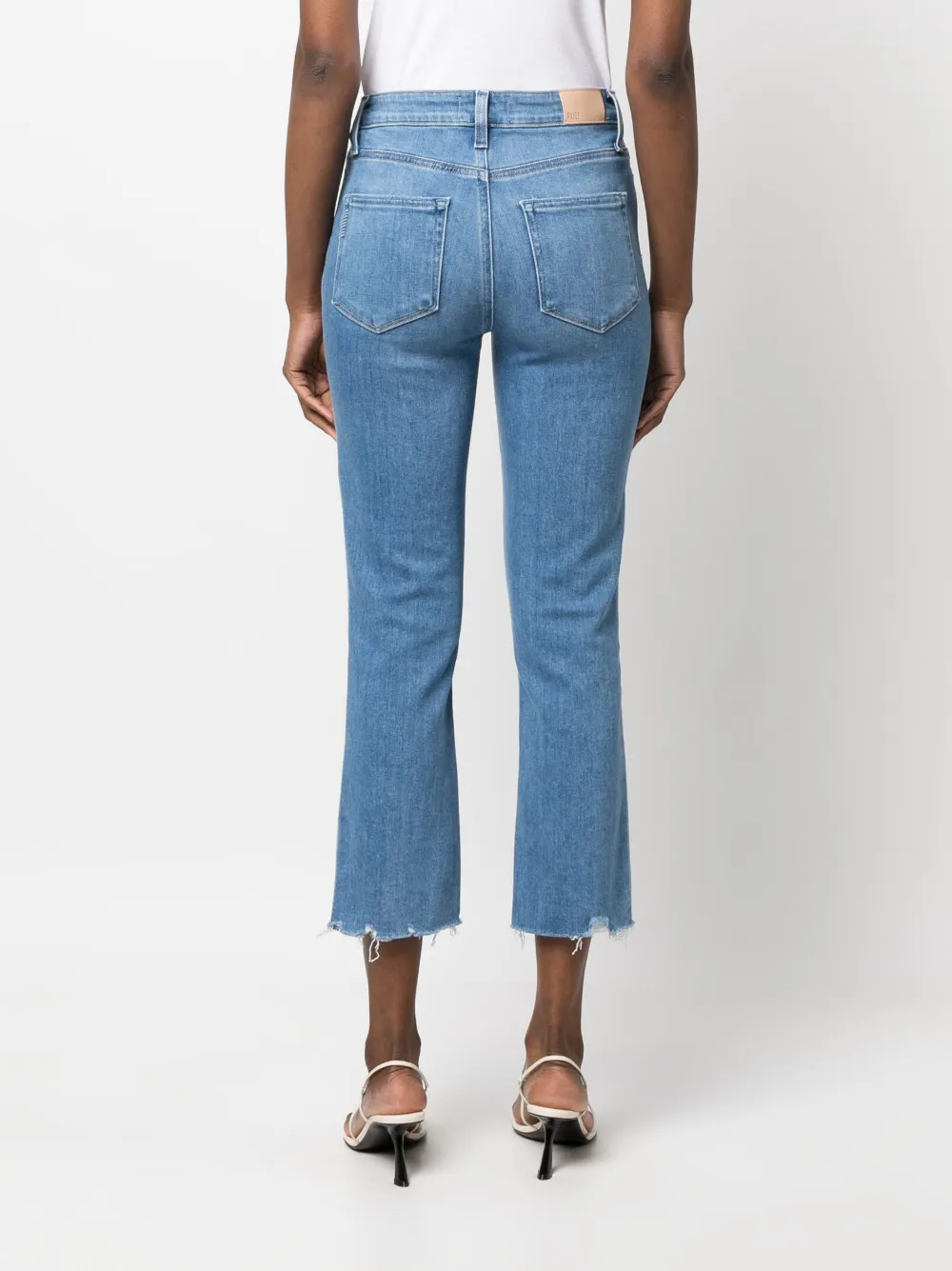 PAIGE straightleg Cropped Jeans Farfetch