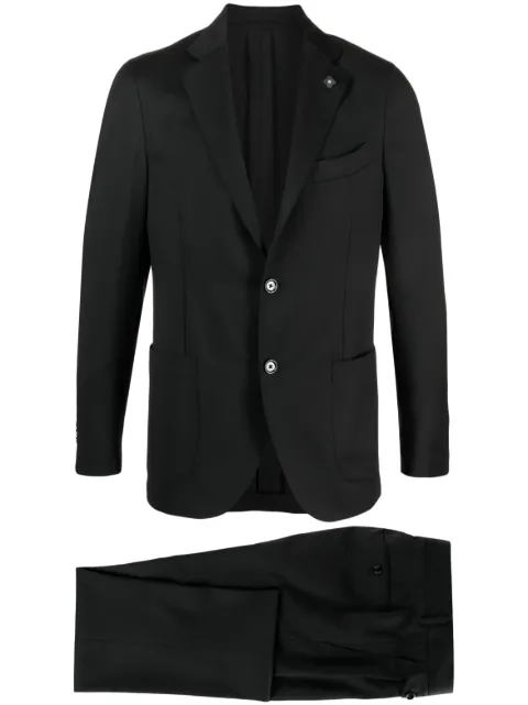 Lardini single-breasted wool suit