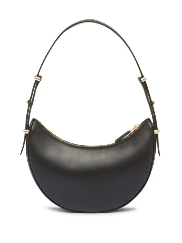 Bolsa Prada Moon Em Re-nylon E Couro Preto