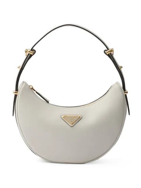 Prada bolsa de hombro Arqué pequeña de piel