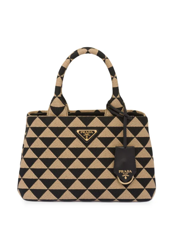 Prada Prada Symbole Printed Nylon Tote Bag - Farfetch