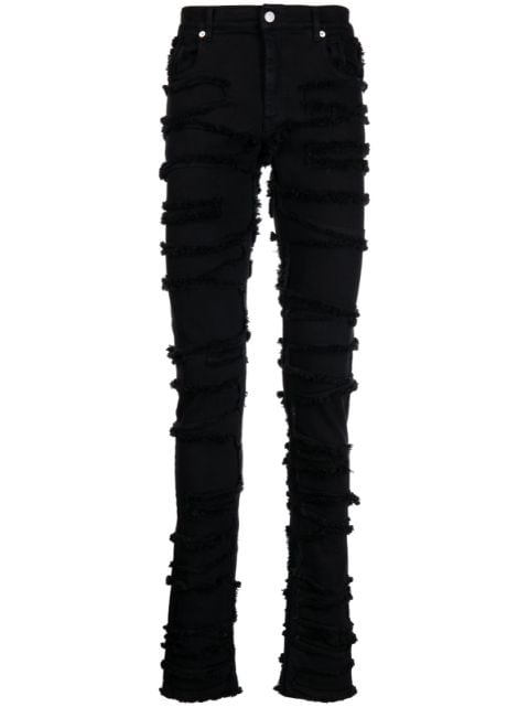 1017 ALYX 9SM distressed frayed skinny jeans