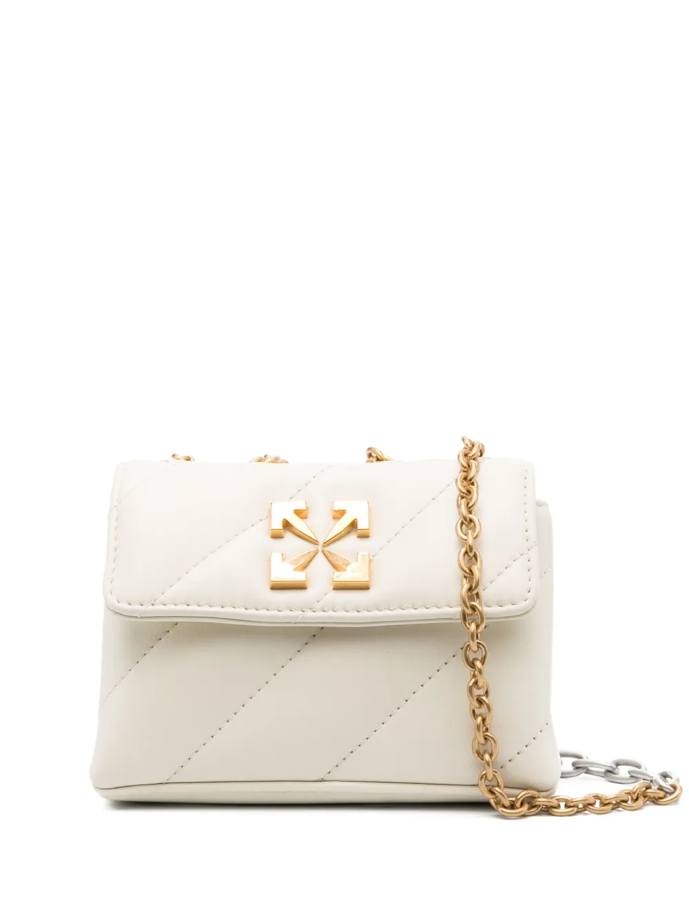 OffWhite Mini Jackhammer Quilted Leather Shoulder Bag Farfetch