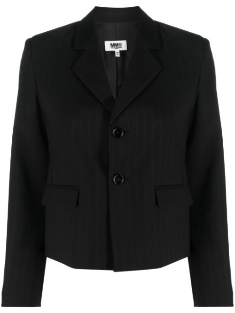 MM6 Maison Margiela striped single-breasted blazer Women