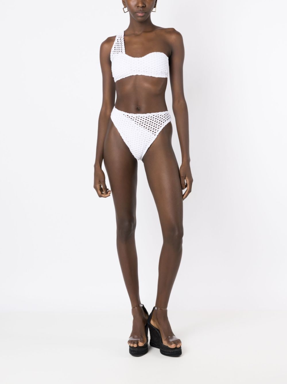 Amir Slama Asymmetrische bikini - Wit