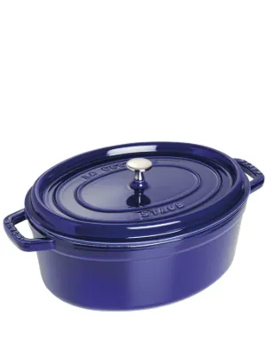 STAUB La Cocotte オーバル 鍋 ブルー36CM Staub Cocotte オーバル 鍋 | ブルー | FARFETCH JP